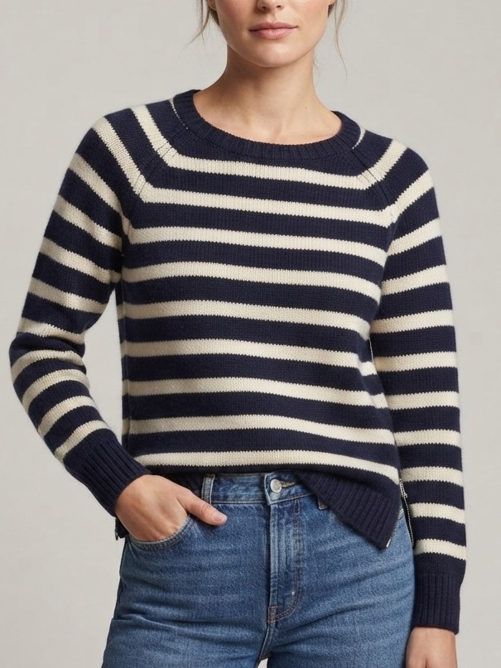 Cupcakes and Cashmere Striped Sweater Size XS